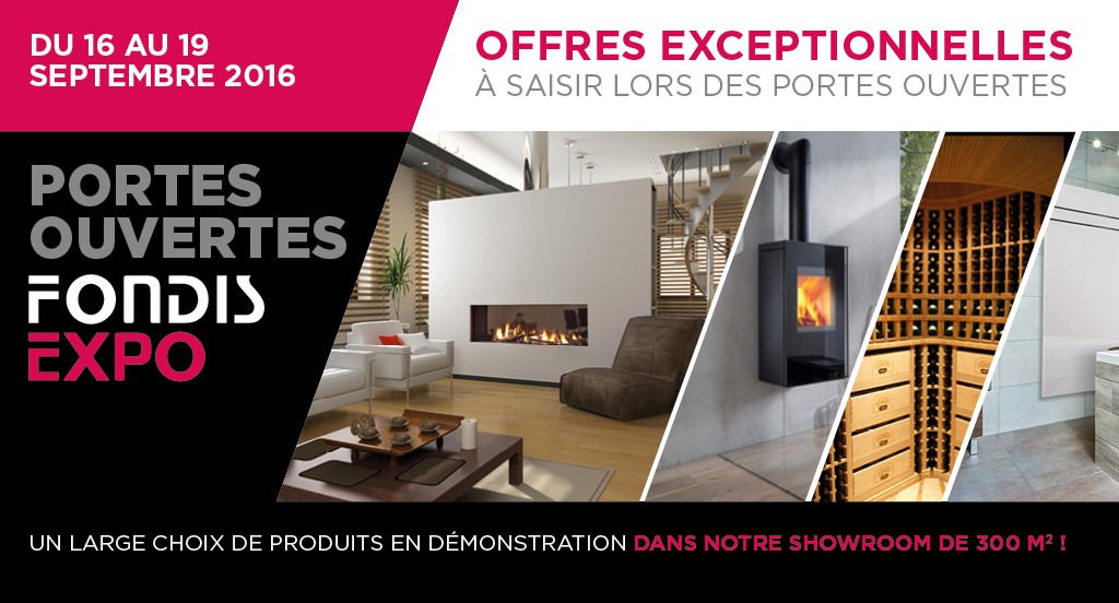 Showroom Fondis Expo portes ouvertes du 16 au 18 septembre 2016